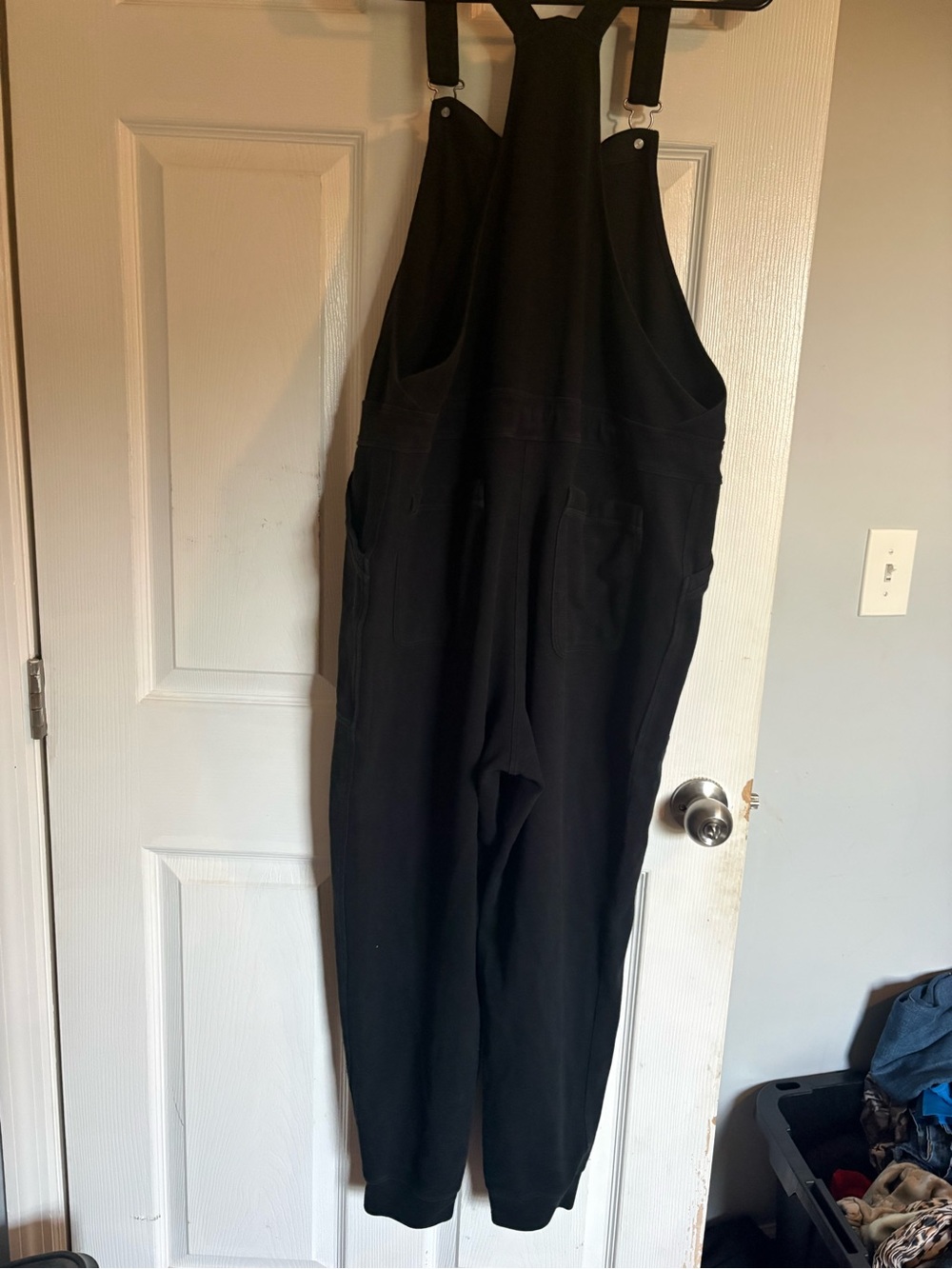Duluth Trading Co Black Women's Overalls Jumpsuit - Picture 2 of 3